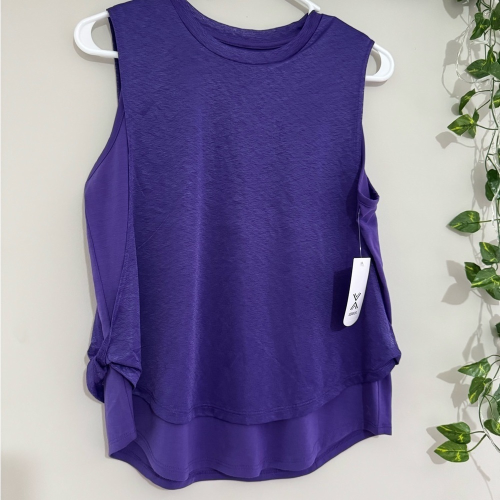 Purple Sleeveless Girls top